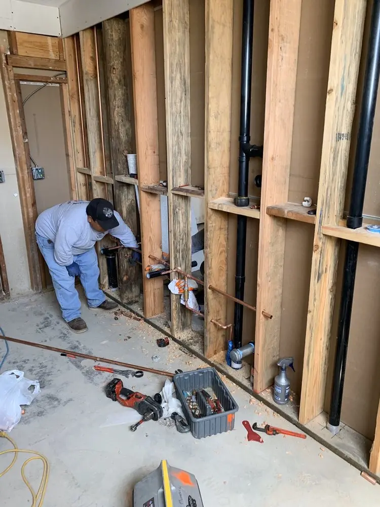 Commercial rough-in plumbing for Water Heater Replacement in Harris Landing